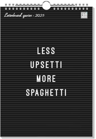 artboxONE Kalender 2026 Letterboard Quotes Wandkalender A4 2026 Lustig