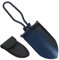 Mini pelle pliante en acier inoxydable - Petite pelle de jardin pliable en acier inoxydable avec sac de ceinture - Pour jardin, camping, extérieur