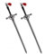 2 Pcs Schwert Haarnadeln, Chinesische Stil Damen Haarstab Haarstäbchen Elegant, Vintage Haargabel Einfach für Frauen Mädchen, Schöne Haarschmuck für Feste Frisur Haar Dekoratives (Schwarz + Anhänger)