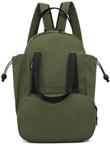 Travistar Rucksack Damen Klein Brusttasche Bauchtasche Set - 3 in 1 Umwandelbare Schulterrucksack Crossbody Bag Kleiner Umhängetasche Mini Sling Bag Diebstahlsichere Tasche für Travel Lässig
