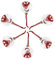 Zerodeko 6stücke Weihnachtsbaum Schmuck Für Transparente Foto-hänger Dekorative Christbaumkugeln Für Festliche Anlässe