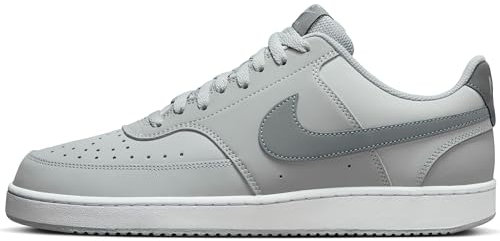NIKE Herren Court Vision Low Sneaker, Lt Khaki/White, 44 EU
