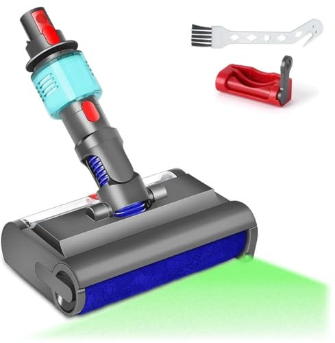 IATKIDTL Handheld Vacuum Cleaner Mop Head, Wet & Dry With Green Light, Compatible For Dyson, V7 V8 V10 V11 V15, Vacuum Cleaner Accessories,Vacuum Cleaner Replacement Parts