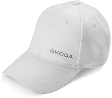 Skoda 6U0084300D084 Baseballcap Basecap Baseballkappe Mütze Cap Kappe, weiß