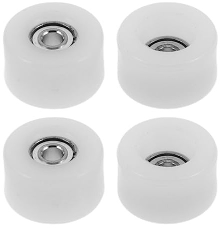 GALPADA 4 Stück Teiliges Finger Skateboard Räder mit Hochgeschwindigkeitslagern Präzise Gefertigte Stabile und Flexible Mini Skateboard in Stilvollem für Fingerboard Zubehör