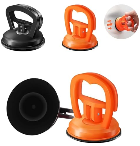 Car Dent Puller Kit, 4 Dent Removal Kit With Powerful Suction Cups for Car Dent Repair, Paint-Safe| Dent Puller are Not Only Suitable for Vehicles, But Also for Furniture, Tiles, and Windows