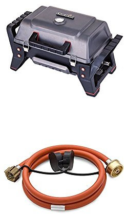 Char-Broil X200 Grill2Go - Tragbarer Gasgrill + 140 531 Adaperkit
