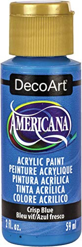 DECO ART Americana Paint 2 OZ Crisp Blue, One Size