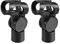 sourcing map 2Pcs Universal Microphone Mic Clip Holder for 17mm Mic Stand Handheld 15mm Thread Dia