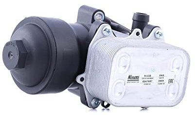 NISSENS Refroidisseur d'huile, huile moteur 91158 | Compatible avec: AUDI A1, A1 Sportback, A3, A3 Cabriolet, A3 Sportback, A4 Allroad B8, A4 B8, A4 B8 Avant, A5, A5 Cabriolet