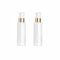 2Pcs 100ML/3.3 oz Empty Refillable Glass Lotion Bottles Pump Press Bottle White Upscale Travel Cosmetic Container Dispenser for Foundation Essential Oils Cream