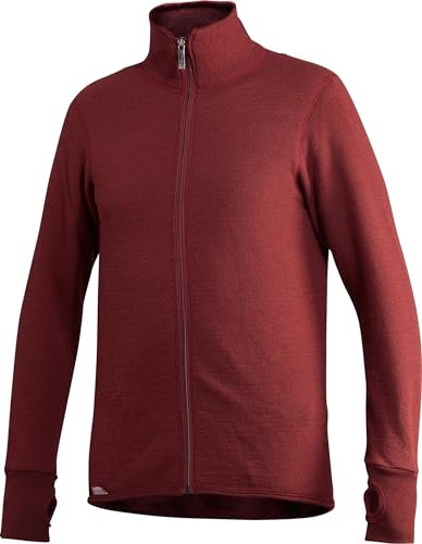 Woolpower 400 Full-Zip Jacke rot