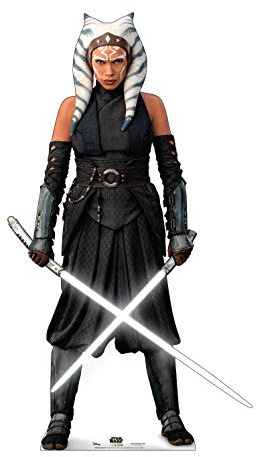 Ahsoka Tano Aufsteller aus Karton, lebensgroß, Motiv: Disney Star Wars: The Mandalorian Staffel 2