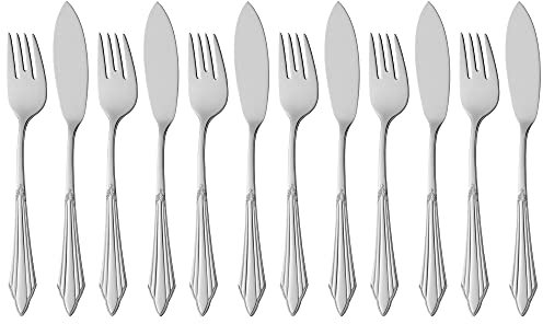 WMF Fächer Fisch-Besteck, 12-teilig
