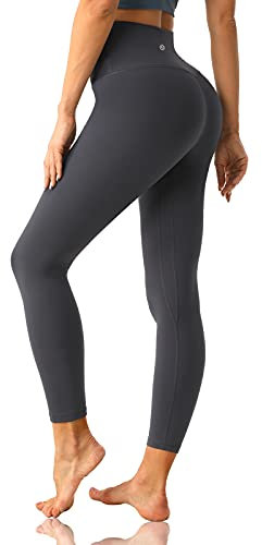 Desol Sport Leggings Damen, Lange Blickdicht Sporthose Hohe Taille Yoga Leggings Laufen Gym Bauchkontrolle Tights