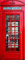 A.Monamour 3D Door Stickers for Interior Doors Red Telephone Booth in London Vinyl Waterproof Self Adhesive Door Mural Decals for Bedroom Office Bathroom 77 x 200 cm