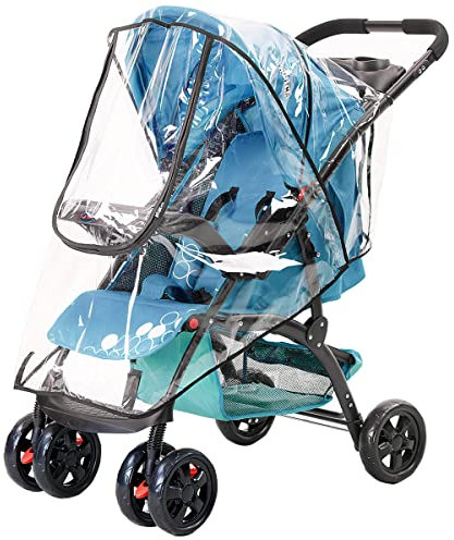 Universal Kinderwagen Regenschutz NOCHME Groß Fenster Transparent Wasserdicht Kinderwagen Regen Schutz Schild Für Regen Schnee Wind Graupel Staub Pram Rain Cover Für Babywagen Babywannen Zubehör