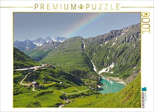 Puzzle · Blick auf den Stausee Margaritze | Großglockner Hochalpenstraße · 1000 Teile · Lege-Größe 64 × 48 cm · CALVENDO Puzzle