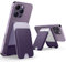 Caseology Nano Pop Magsafe Wallet Stand [Leistungsstarke Doppelstruktur] Rutschfester Kartenhalter aus Silikon und Magnet für iPhone 15 14 13 12, Nicht kompatibel mit 13/12 Mini – Lila