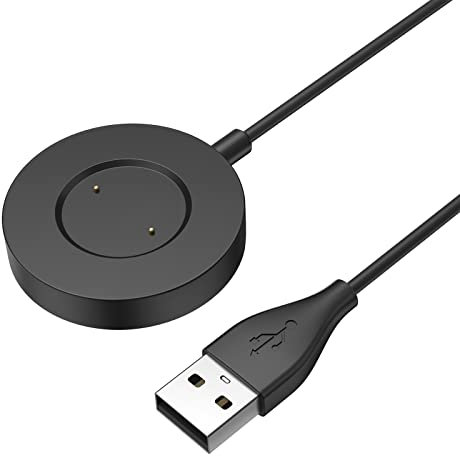 Oumida Cargador Compatible con Huawei Watch GT2 / GT 2e / GT Classic/Sport, Cargador Inalámbrico Portátil de 100 cm, Cargador de Repuesto UBS para Honor Watch Magic/Honor Watch GS Pro (Negro)
