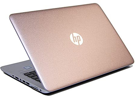 HP Laptop 14 pollici, Notebook 14 pollici, EliteBook 840 G3, i5-6200U, 8 GB RAM DDR4, SSD da 256 GB, tastiera QWERTZ illuminata, laptop Windows 10 Pro, 2 anni di garanzia (Renewed) (oro rosa