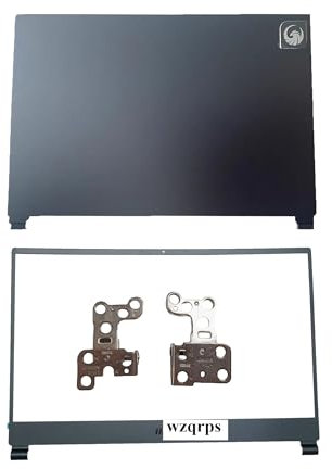 wzqrps Replacement Laptop LCD Cover Back Rear Top Lid with Front Bezel Frame and Hinges for MSI Delta 15 A5EFK MS-15CK 3075CKA411Y42 307-5CKA411-Y42 3075CKA411 Blue