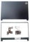 wzqrps Replacement Laptop LCD Cover Back Rear Top Lid with Front Bezel Frame and Hinges for MSI Delta 15 A5EFK MS-15CK 3075CKA411Y42 307-5CKA411-Y42 3075CKA411 Blue
