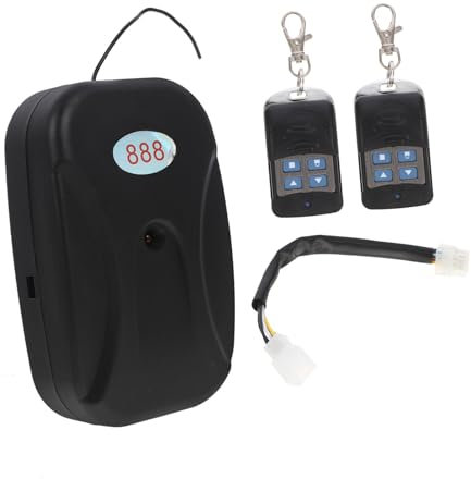 Hemobllo 1set Garage Door Opener Remote Controller Wireless Transmitter for Garage and Electric Gates Four Button Design Material Easy to Use Compatible Various and Shop Doors
