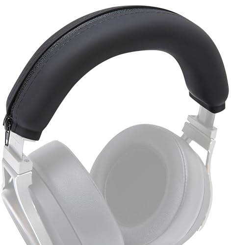 WC BandZ Virtuoso V2 - Silicone Headband Cover for Corsair Virtuoso | Made by Wicked Cushions | Fits Virtuoso Wireless, XT & SE, Machine Washable, No More Flaking Leather | Black