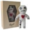 Voodoo Puppe mit Nadeln, Sarg Box und Anleitung (extra groß 16cm handgemacht) | Lustiges Geschenk für Freunde, Kollegen, Chef | Hochzeit oder Jobwechsel (Voodoo-Puppe Komplett Set)