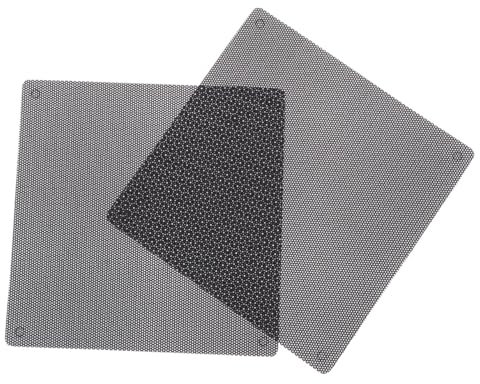 CAXUSD 2 Pcs Computer Mesh Fan Filter 14x14cm PVC Dustproof Cover for Chassis Lightweight Speaker Protection