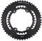 STONE - Platos Redondos 2X 110 BCD Compatible con Shimano (FC) Carretera y Rotor 4x110BCD Road Road CNC Aluminio 7075-T651, 4 Brazos, 5800 105, 6800 Ultegra, 9000 Dura Ace (52-36)