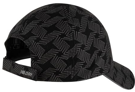 New Balance Unisex 6-Panel Light Speed Hut, Herren & Damen, Einheitsgröße, Schwarz , Einheitsgröße