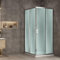 Box Doccia Cabina Doccia Angolo Apertura Ante Scorrevoli Dafne Vetro Temperato Spessore 6 mm Profilo Telaio Alluminio Cromato Lucido Regolabile (67-69x87-89 cm x H 195, Vetro Temperato Stampato)