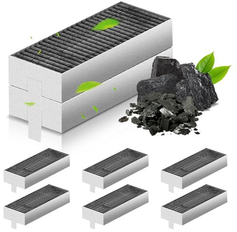 8 Pieces Activated Carbon Filters for Bosch HEZ9VRUD0 17004811 / Siemens HZ9VRCR0 / Neff Z821VR0 / Gaggenau CA282111 / Constructa CZ9VRCR0 Filter Cooker Hood Recirculation Filter