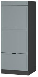 Vicco Armario para microondas Fame-Line, Azul Claro-Gris, 60 cm