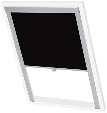 Store enrouleur occultant MK04 pour jardin d'intérieur Noir