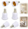 6er Pack E14 auf E27 Adapter Konverter, Hochtemperaturbeständiger Lampenfassung Adapter für LED Halogen Energiespar Lampen, Einfache Umwandlung von E14 zu E27 Fassung, Praktisch und Langlebig