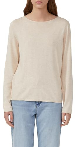 s.Oliver Weicher Feinstrickpullover mit Rollkanten