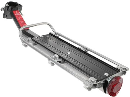 ARTSEWPLY Aluminiumlegierung Schnellauslösbarer Hinterer Gepäckträger Für Fahrräder Leichtgewichtiger Robuster Fahrradträger Geeignet Für Rucksack Und Gepäck Für Straßen Und