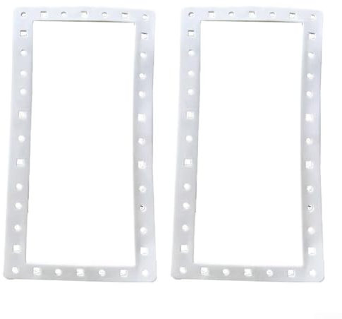 Lot de 2 joints d'étanchéité Spx1091GW pour skimmer automatique Hayward SP1091GW, SP1091LX (34,5 x 19,1 cm)