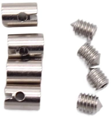 drburpily Throttle Cable Ends Solderless Cable Chokes Easy Installation High Performance Repair Kit 5mm For Motorcycle Scooter Quads Throttle Ends Repair Kit