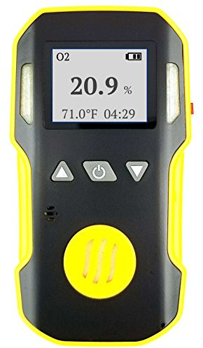 Forensics Sauerstoff O2 Detektor & Analyzer | Ton, Licht und Vibration Alarm | 0-30% O2