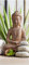 wandmotiv24 Türtapete Buddha und Sauna 70 x 200cm (B x H) - Dekorfolie selbstklebend Sticker für Türen, Türfolie, Aufkleber, M0962