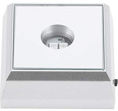 3D LED Elegant Color Changing Display Stand Base for Crystal,Artwork,Diamond (Coloful)