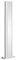 Milano Icon White Vertical Double Flat Panel Radiator Full Length Mirror - 1600mm x 265mm