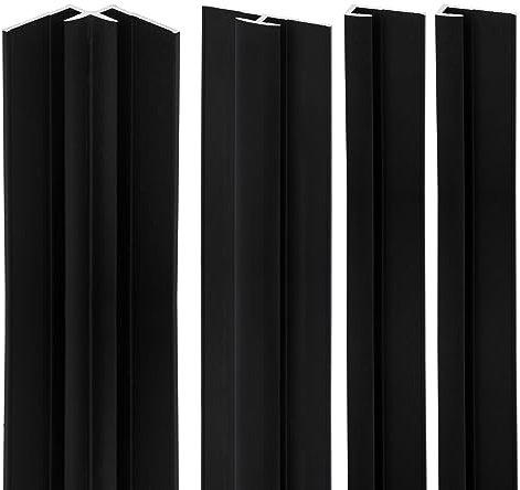 Schulte EP1901121 68 Profilset 4-teilig Decodesign, schwarz-matt, 210 cm