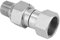 M MINGLE Raccordo girevole per idropulitrice, filettatura metrica M22 14 mm, acciaio inox, 4500 PSI