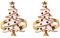 BESPORTBLE Gold Serviettenringe Metall Serviettenhalter Weihnachtsdeko: 2 Stücke Strass Weihnachtsbaum Weihnachten Tischdeko Streudeko Xmas Deko Objekt