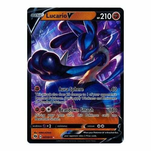 Pokemon Campeones Camino 27/73 Lucario V (Medio Arte)